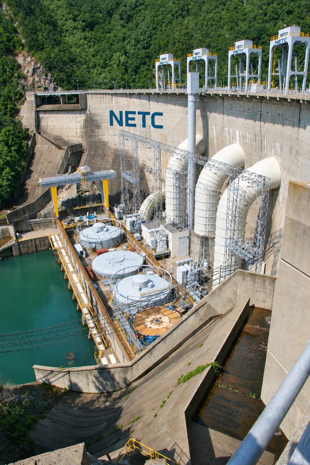 NETC hydropower facility concept artwork