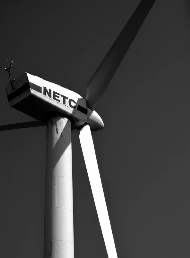 NETC-branded wind turbine concept artwork